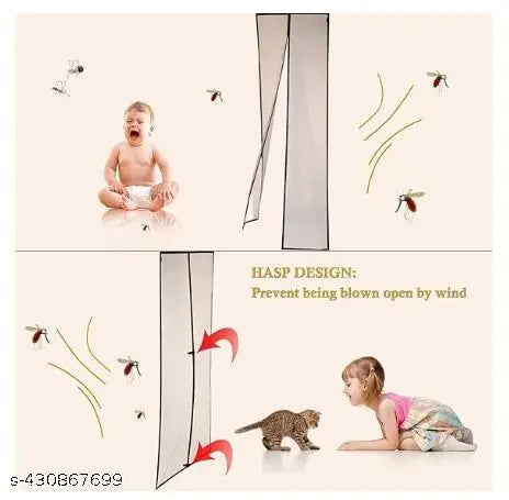 Polyester Magnetic Mosquito Net for Door